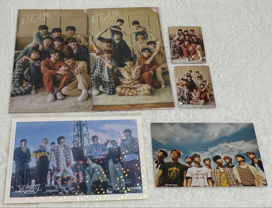 &TEAM andTEAM まとめ売り ポストカード ペンライト 特典