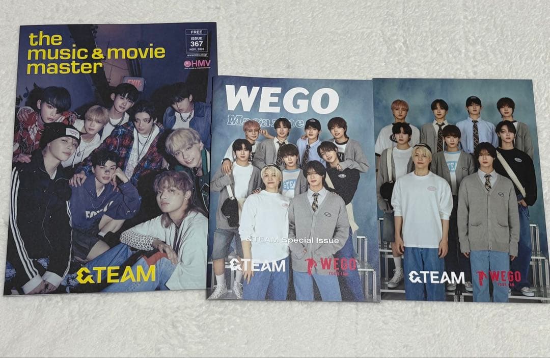 &TEAM andTEAM まとめ売り ポストカード ペンライト 特典