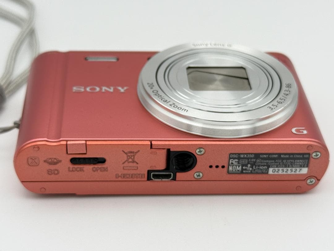 【美品】SONY Cyber-shot DSC-WX350 ホワイト ソニー