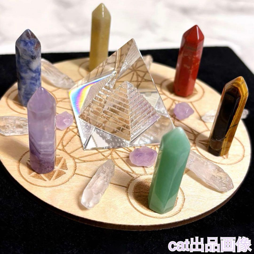 天然石 六角柱 ナチュラルクリスタルタワーギフトBOX パワーストーン