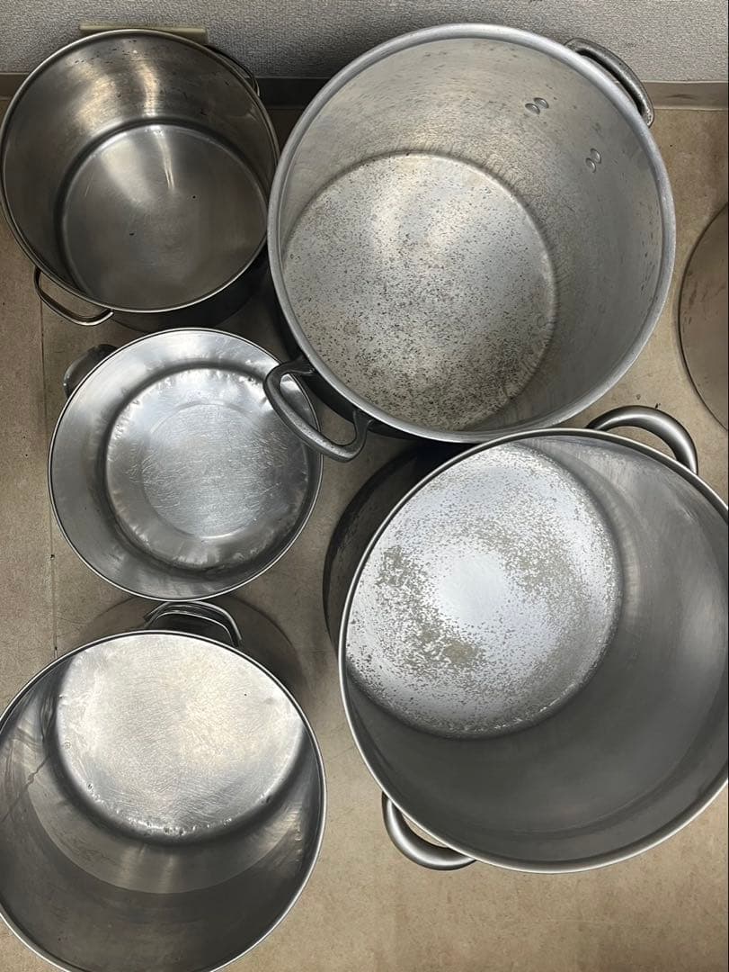 Shin-ai様　赤枠のみ専用　お得！寸胴鍋セット 10個　ラーメン、飲食開業