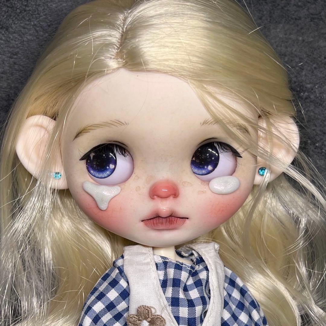 磁石涙 可動 フルセット　カスタムアイシードール　海外作家様　icy doll