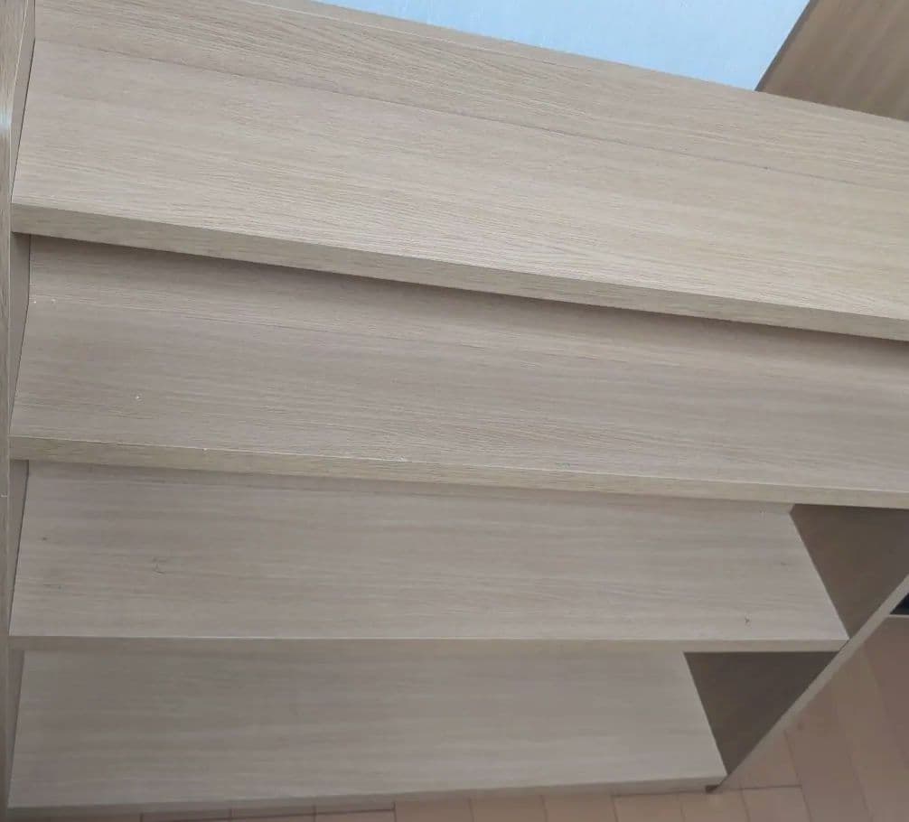 ★送料8600円込★木製 4段本棚 ナチュラル