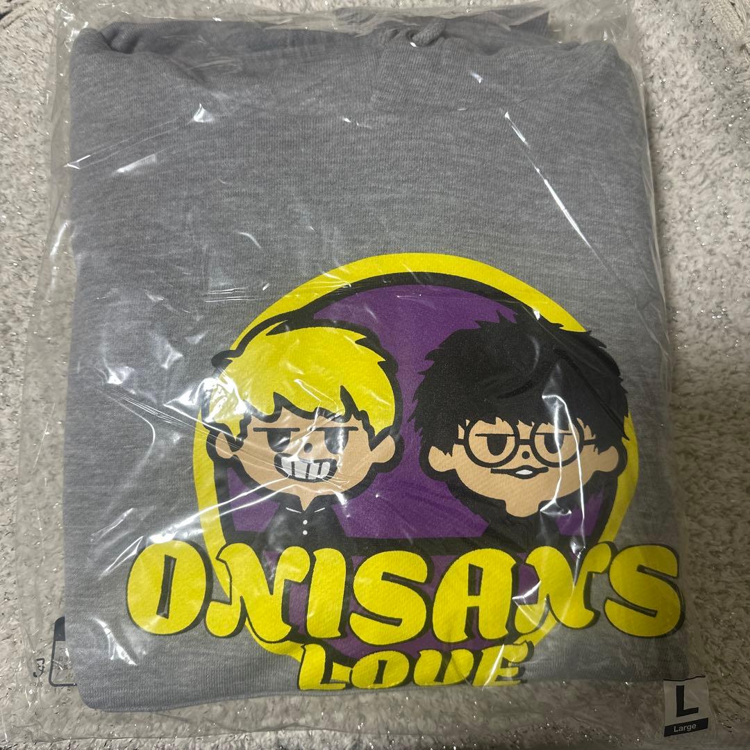 おにいさんずラブ　おにラブ　おにたまパーカー（グレー）　Lサイズ