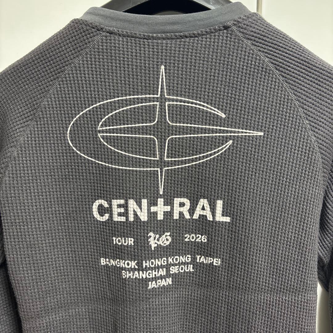 CEN+RAL WUFFLE L/S TEE チャコール M