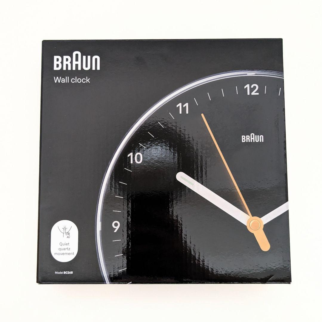 美品 BRAUN BC26B ブラウン ウォールクロック アナログ 掛け時計