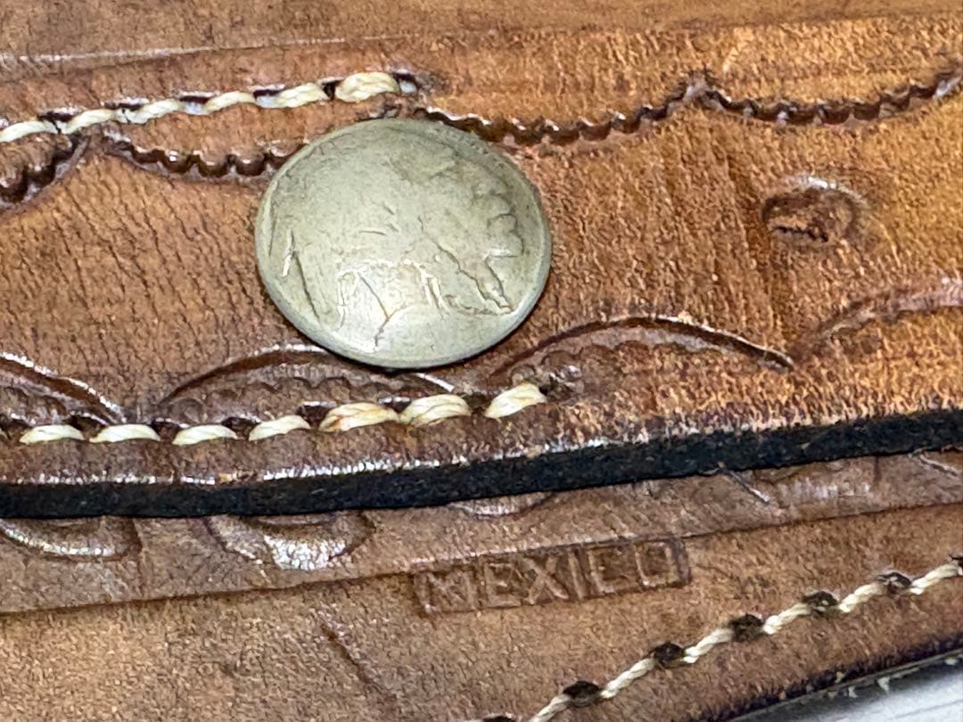 ウエスタンガンベルト　S.A.A 本革