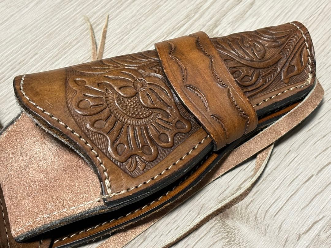 ウエスタンガンベルト　S.A.A 本革