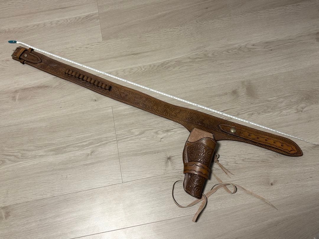 ウエスタンガンベルト　S.A.A 本革