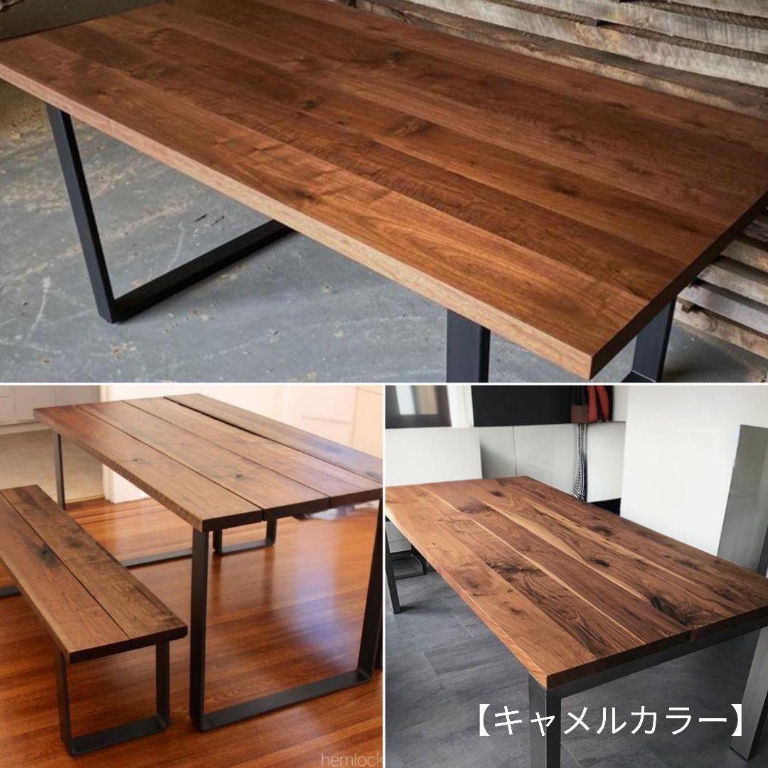 無垢板材磨き仕上げテーブル 天板 ダイニング テーブル サイドテーブル