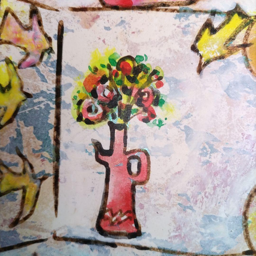 絵画　油絵　ヤスオ　アラキ