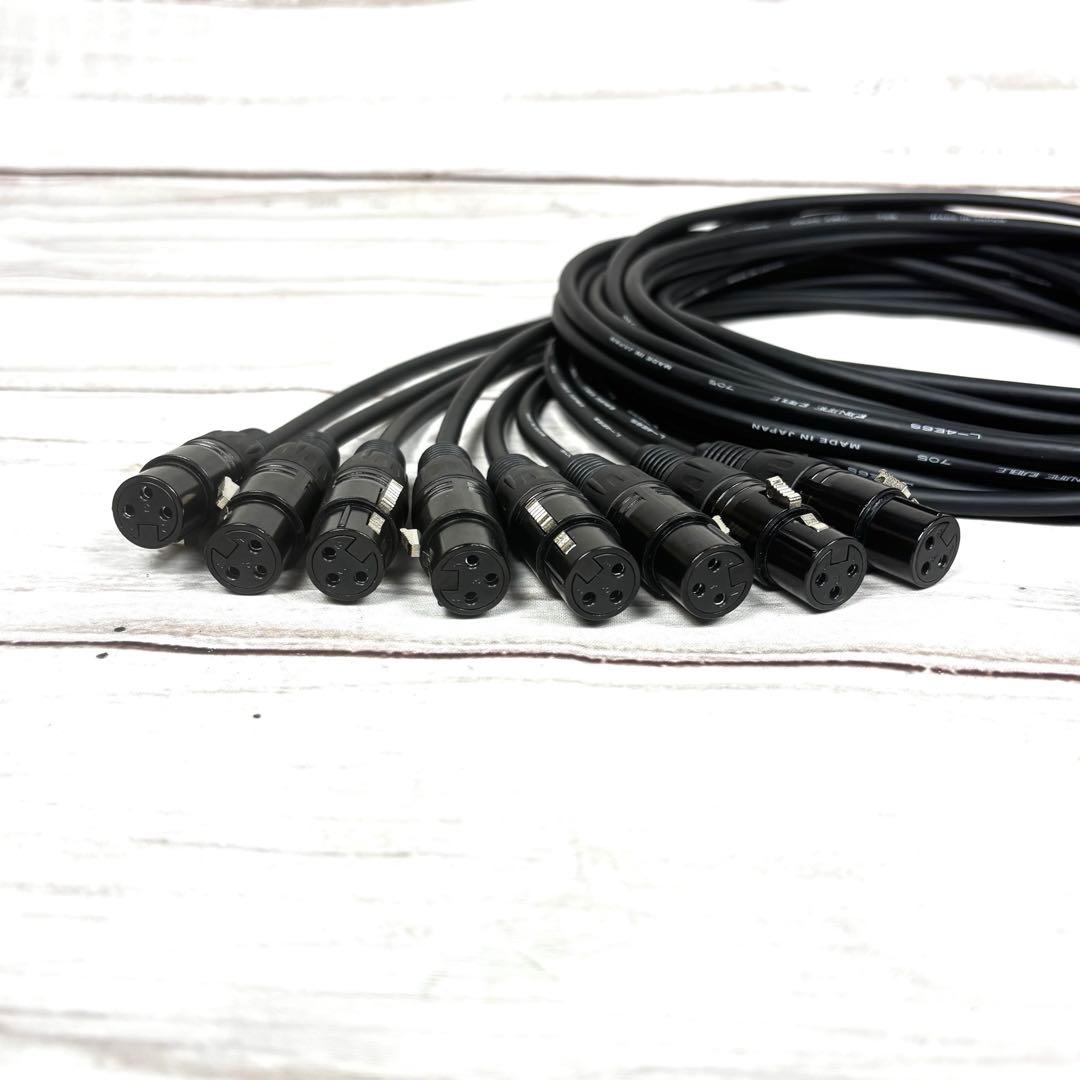CANARE L-4E6S XLRマイクケーブル 2m 8本セット