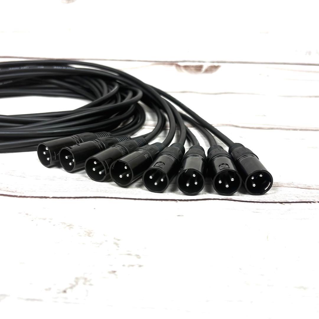 CANARE L-4E6S XLRマイクケーブル 2m 8本セット