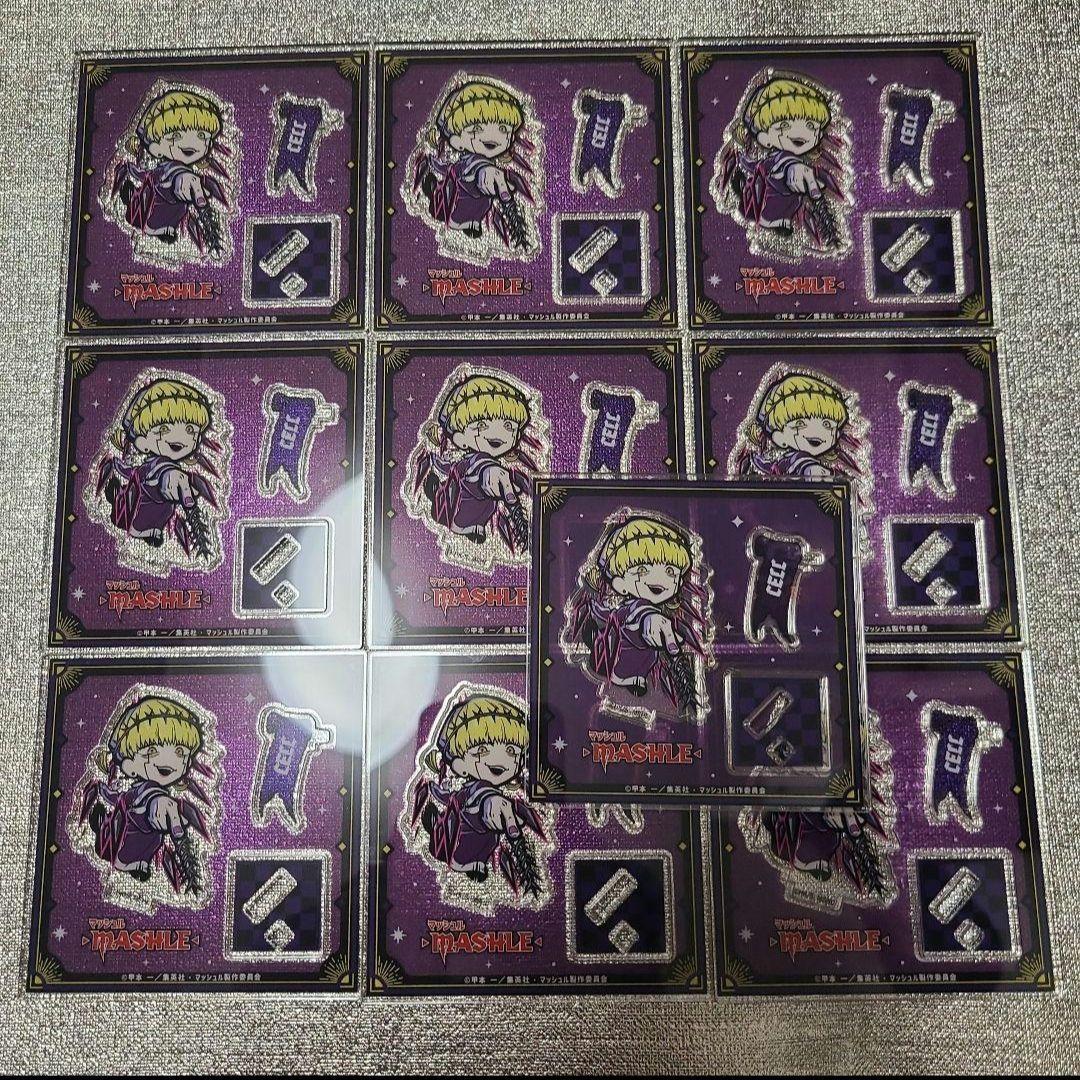 マッシュル セル　セル・ウォー 缶バッジ　アクリルスタンド　ばっくだっこ