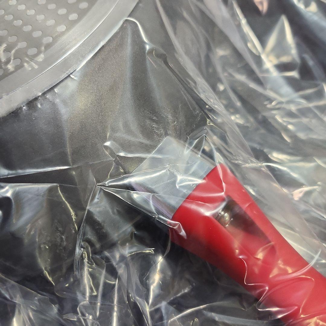 フレーバーストーン ディープパン　24cm レッド 新品未開封