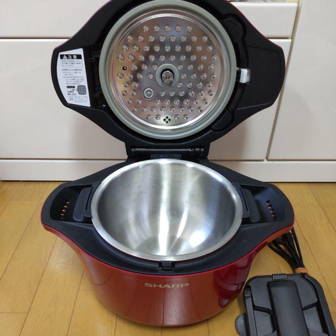 SHARP ヘルシオホットクック KN-HT24B-R 2019年製
