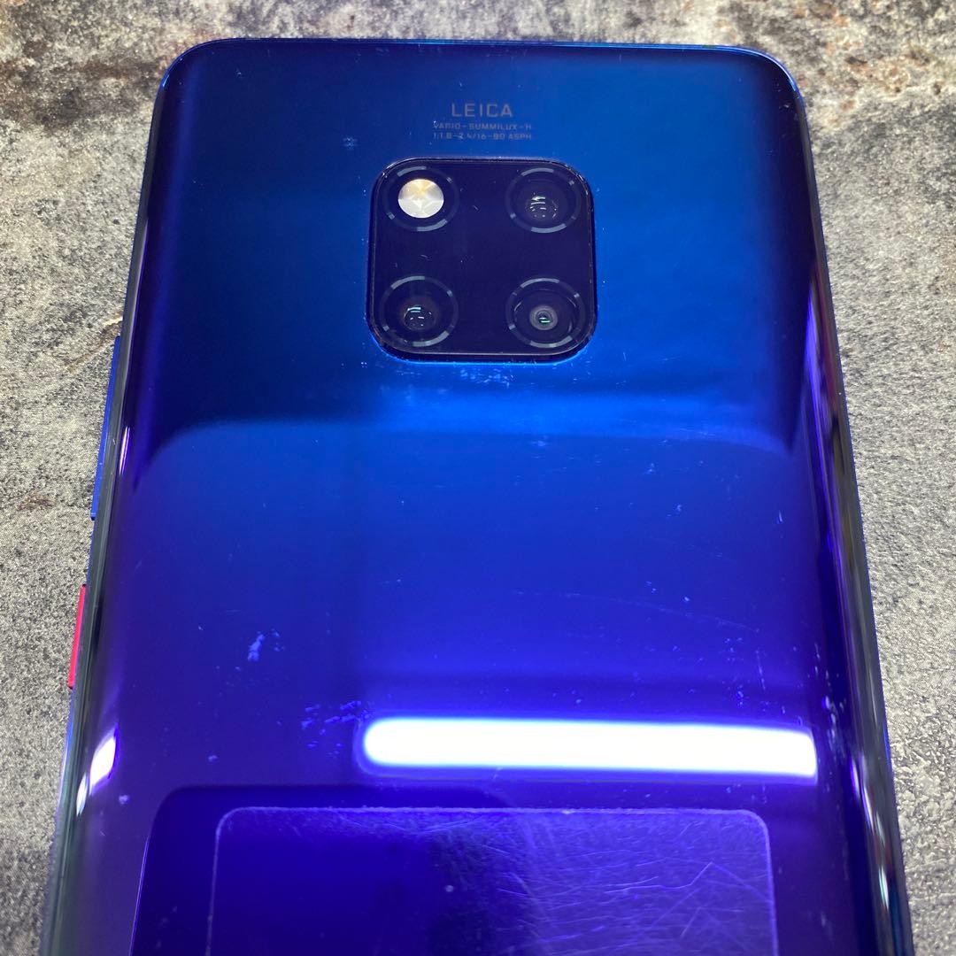②HUAWEI Mate20 Pro LYA-L29 ミッドナイトブルー