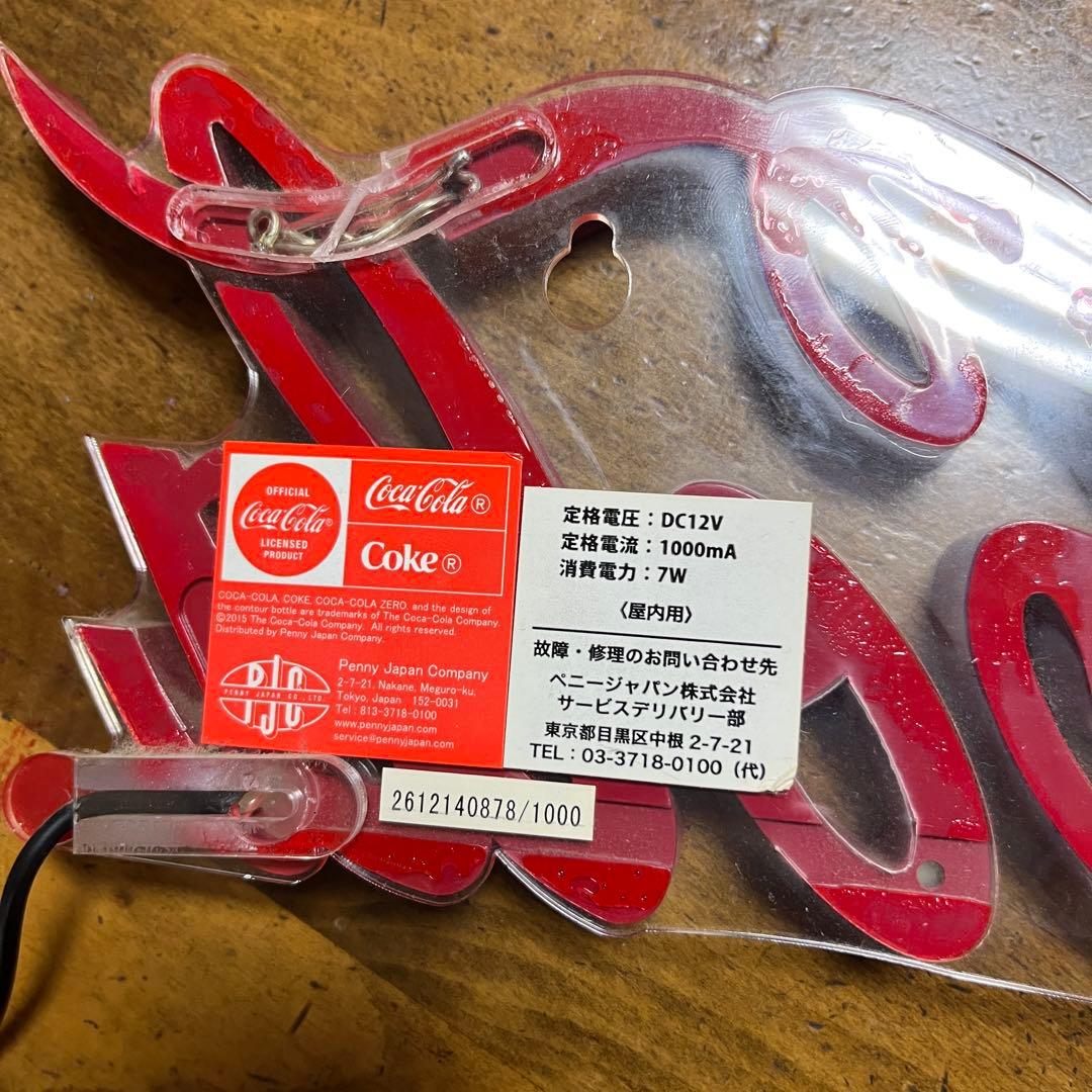 コカコーラ 「ミニ レタリング LEDサイン」 インテリア照明 看板 アメリカン