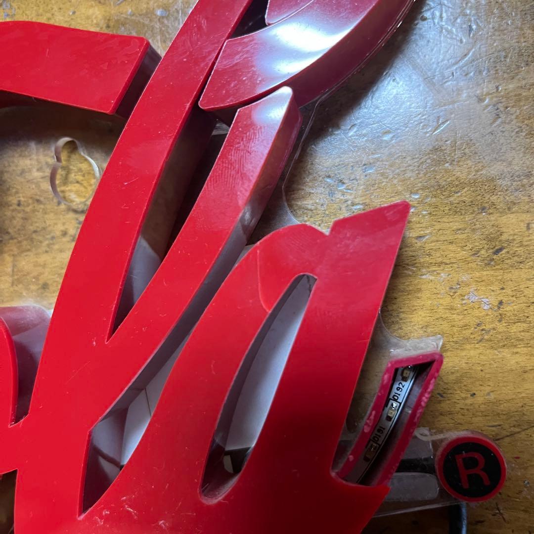 コカコーラ 「ミニ レタリング LEDサイン」 インテリア照明 看板 アメリカン