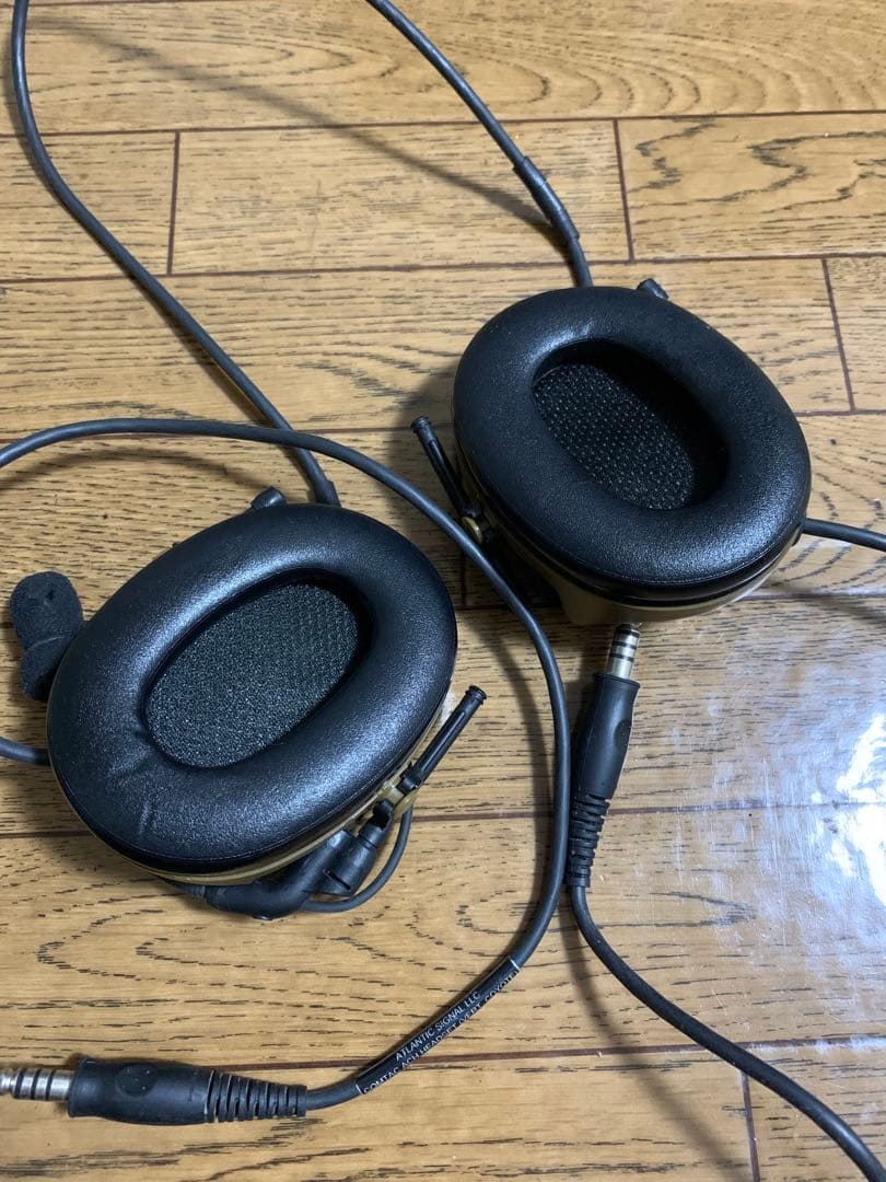 米軍放出品3M peltor comtac3 dual coyote 難あり