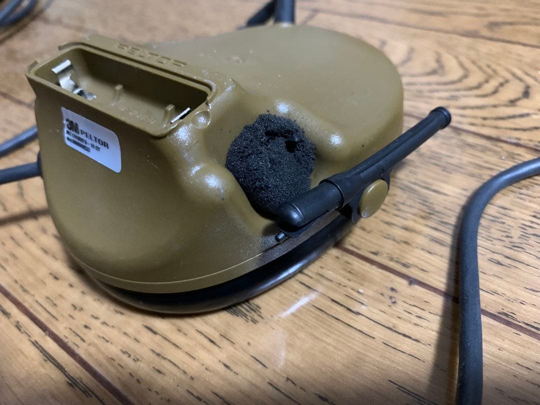 米軍放出品3M peltor comtac3 dual coyote 難あり