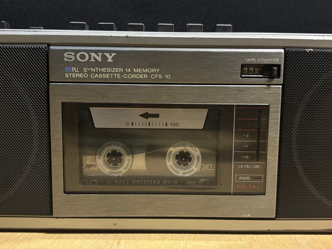 SONY★ソニー ラジカセ CFS-10/l 365★中古