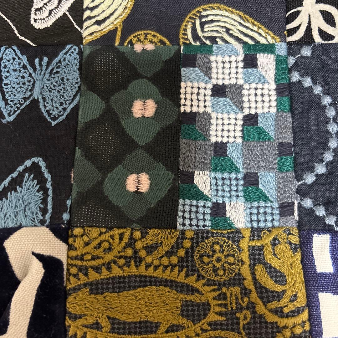 ミナペルホネン生地 パッチワーク ショルダーバック