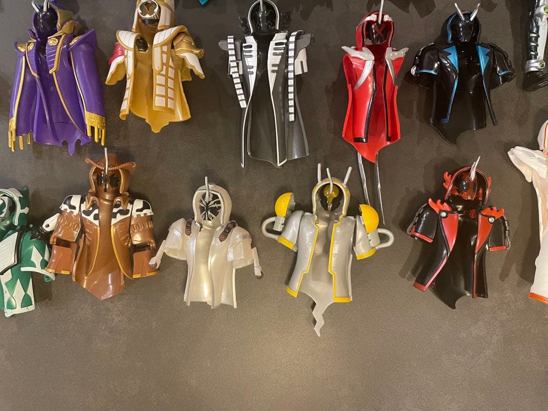 仮面ライダーゴースト着せ替え大量セット 本体・武器・パーカー多数 ※親指欠損あり