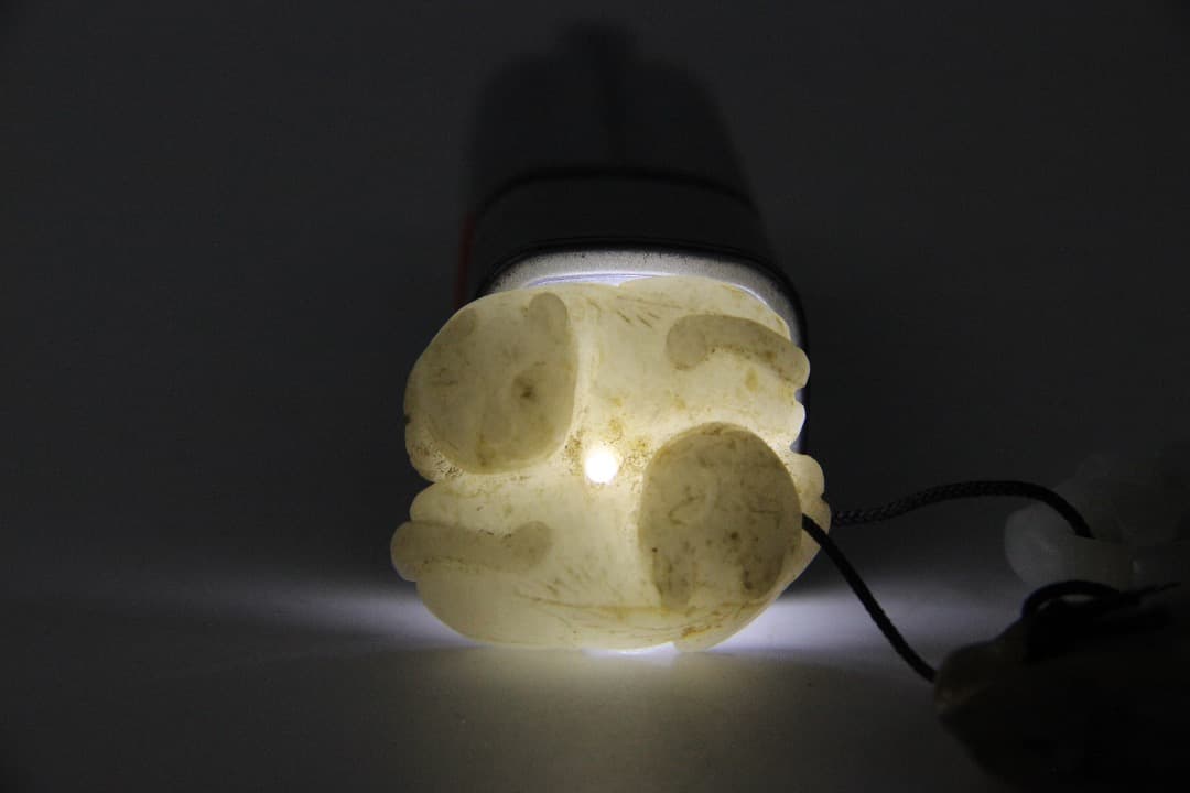 中国美術 玉彫 小挂件 4点セット 飾り物 装飾玉 まとめて ENM23-9