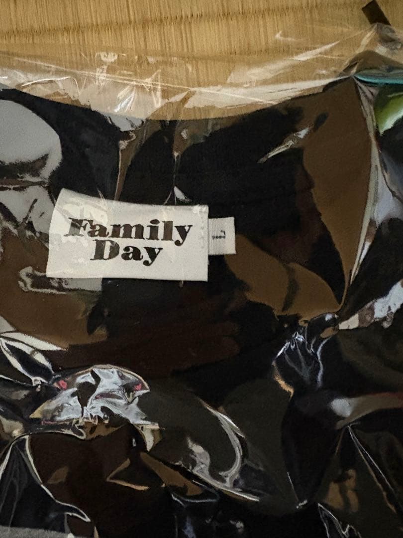 Family Day 写真プリント Tシャツ Lサイズ