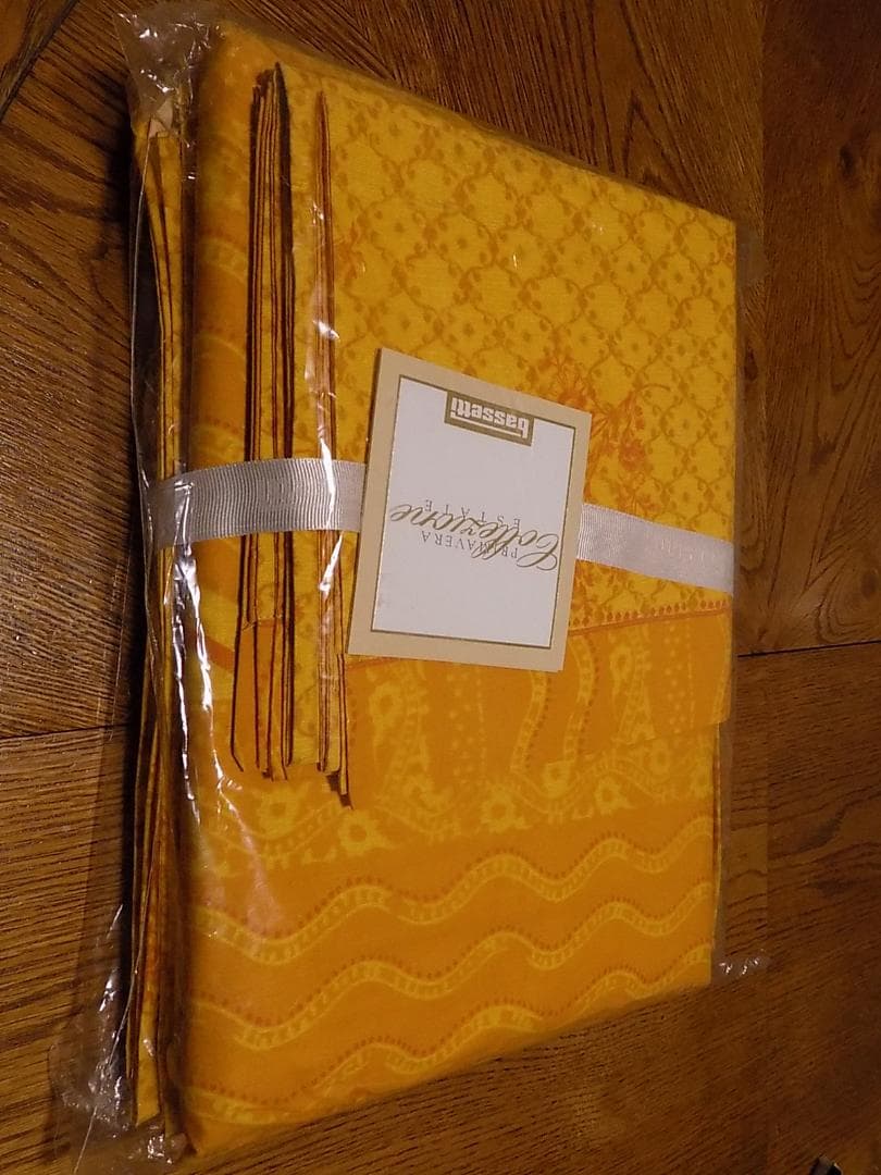 Bassetti ダブル　コンフォーターカバー枕カバーX2セット　イタリア製