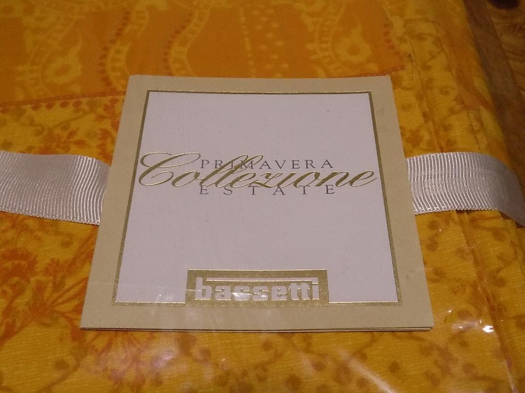 Bassetti ダブル　コンフォーターカバー枕カバーX2セット　イタリア製