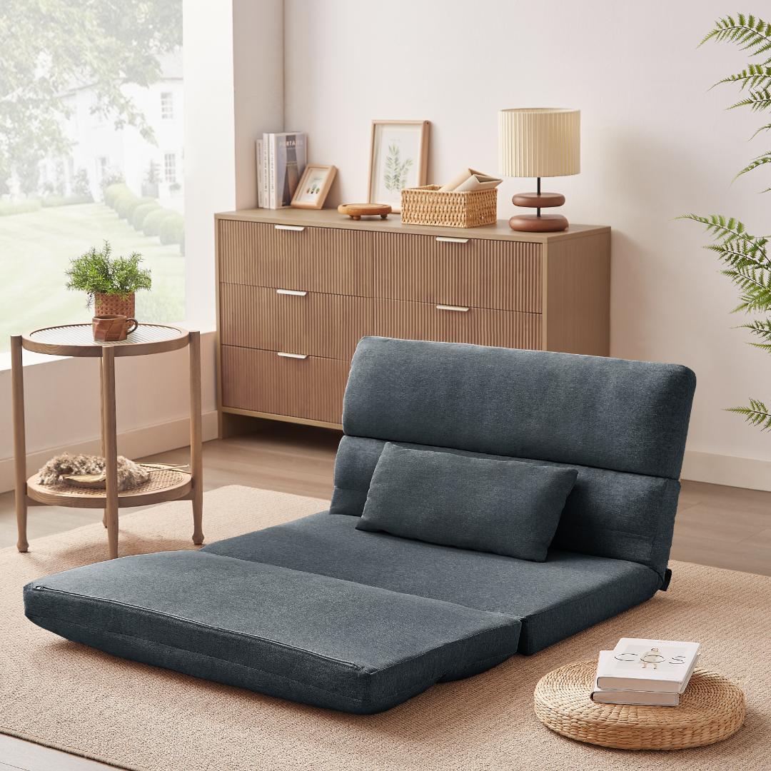 折りたたみ ソファベッド 座椅子 幅103cm 2人掛け ソファ リクライニング