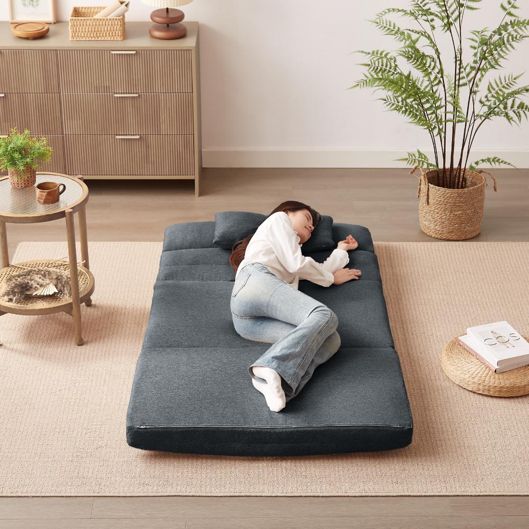 折りたたみ ソファベッド 座椅子 幅103cm 2人掛け ソファ リクライニング