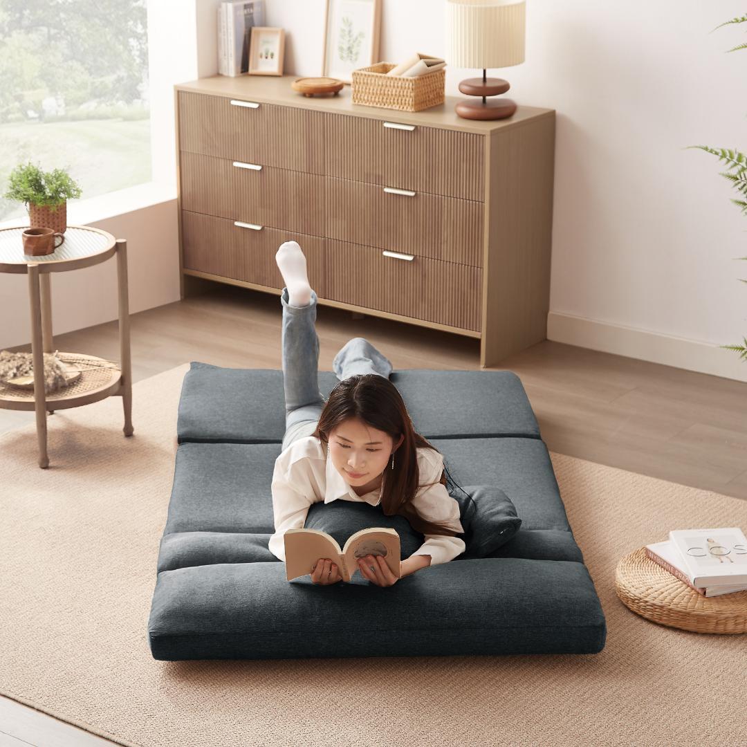 折りたたみ ソファベッド 座椅子 幅103cm 2人掛け ソファ リクライニング