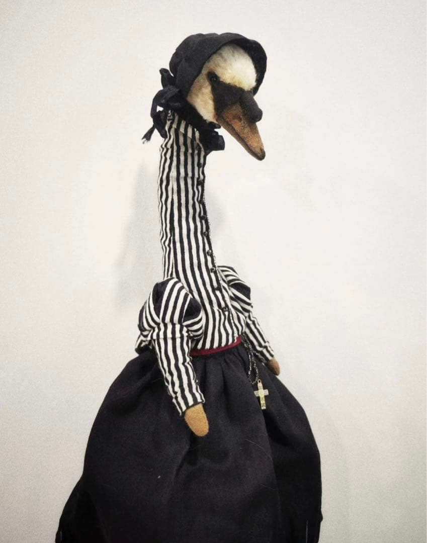 貴婦人白鳥 スワン アーティストベア 海外作家様 ハンドメイド ぬいぐるみ