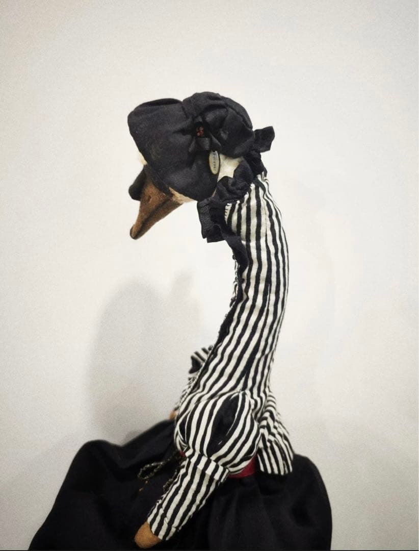 貴婦人白鳥 スワン アーティストベア 海外作家様 ハンドメイド ぬいぐるみ