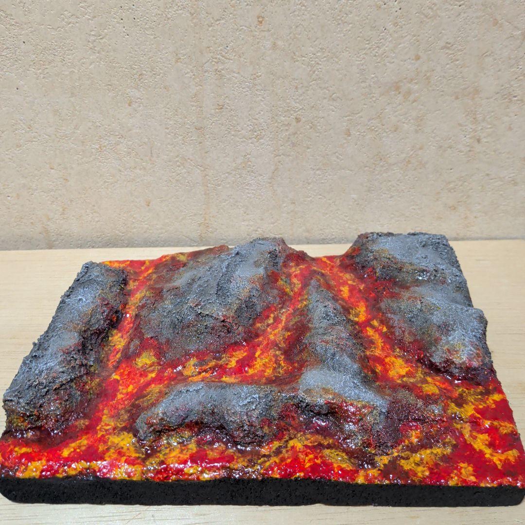 ジオラマ　ジオラマベース　セット価格　地獄　火山　プロフ必読願います