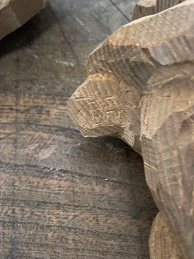 佐藤憲治 憲ちゃん熊 2体セット エンジュ親子熊 寄り添い熊 903会｜希少作