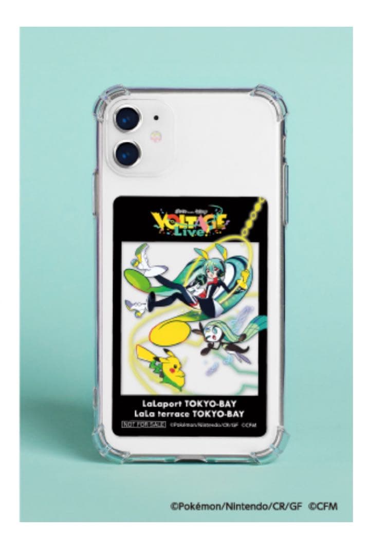 ポケモン 初音ミク ポケミクライブ ららぽーと特典クリアカード 全5種×4セット