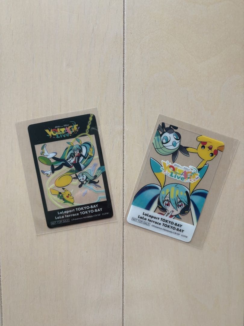 ポケモン 初音ミク ポケミクライブ ららぽーと特典クリアカード 全5種×4セット