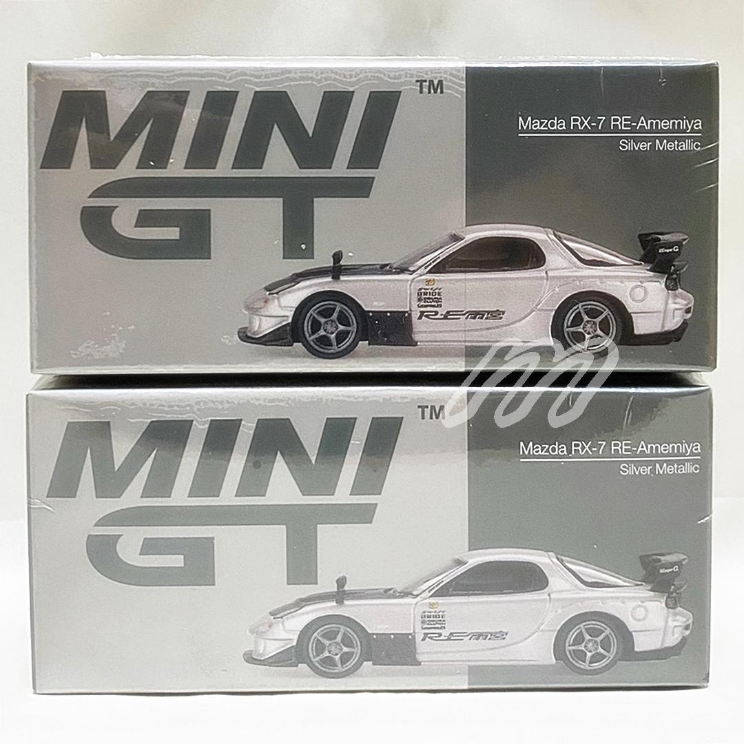 MINI GT 1/64 マツダ RX-7 RE雨宮 シルバーメタリック RL