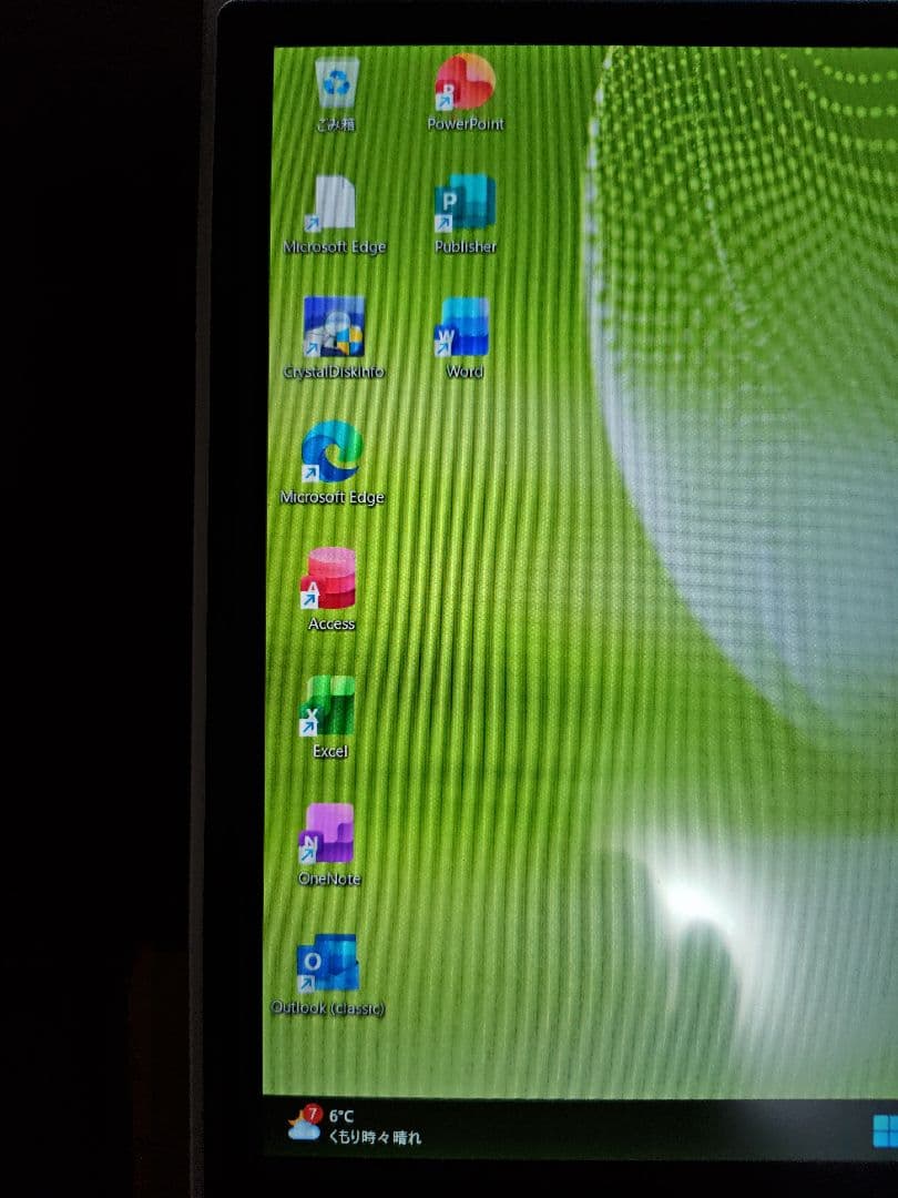 Panasonic レッツノート　オフィス2021追加搭載　画面タッチパネル付