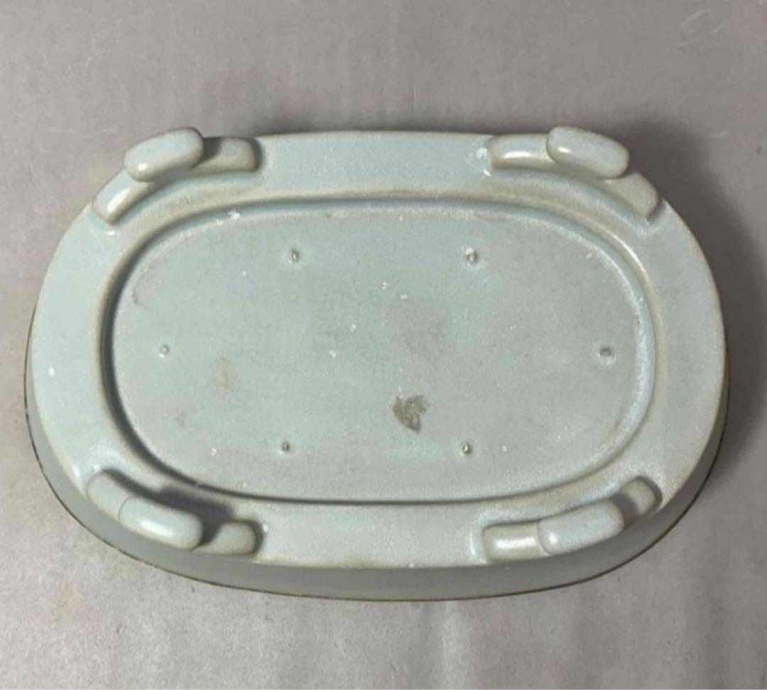 中国 足付器（水仙盆）