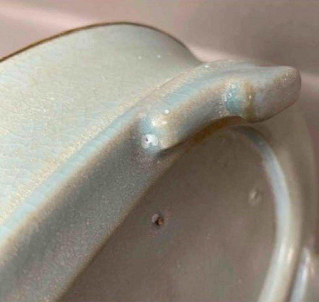 中国 足付器（水仙盆）