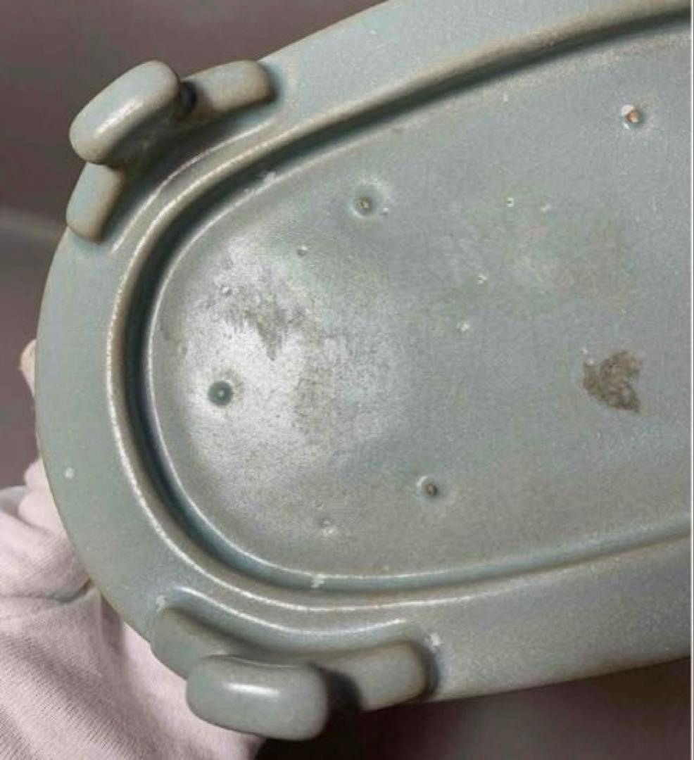 中国 足付器（水仙盆）