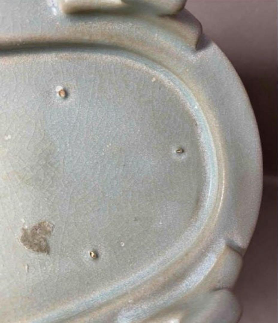 中国 足付器（水仙盆）