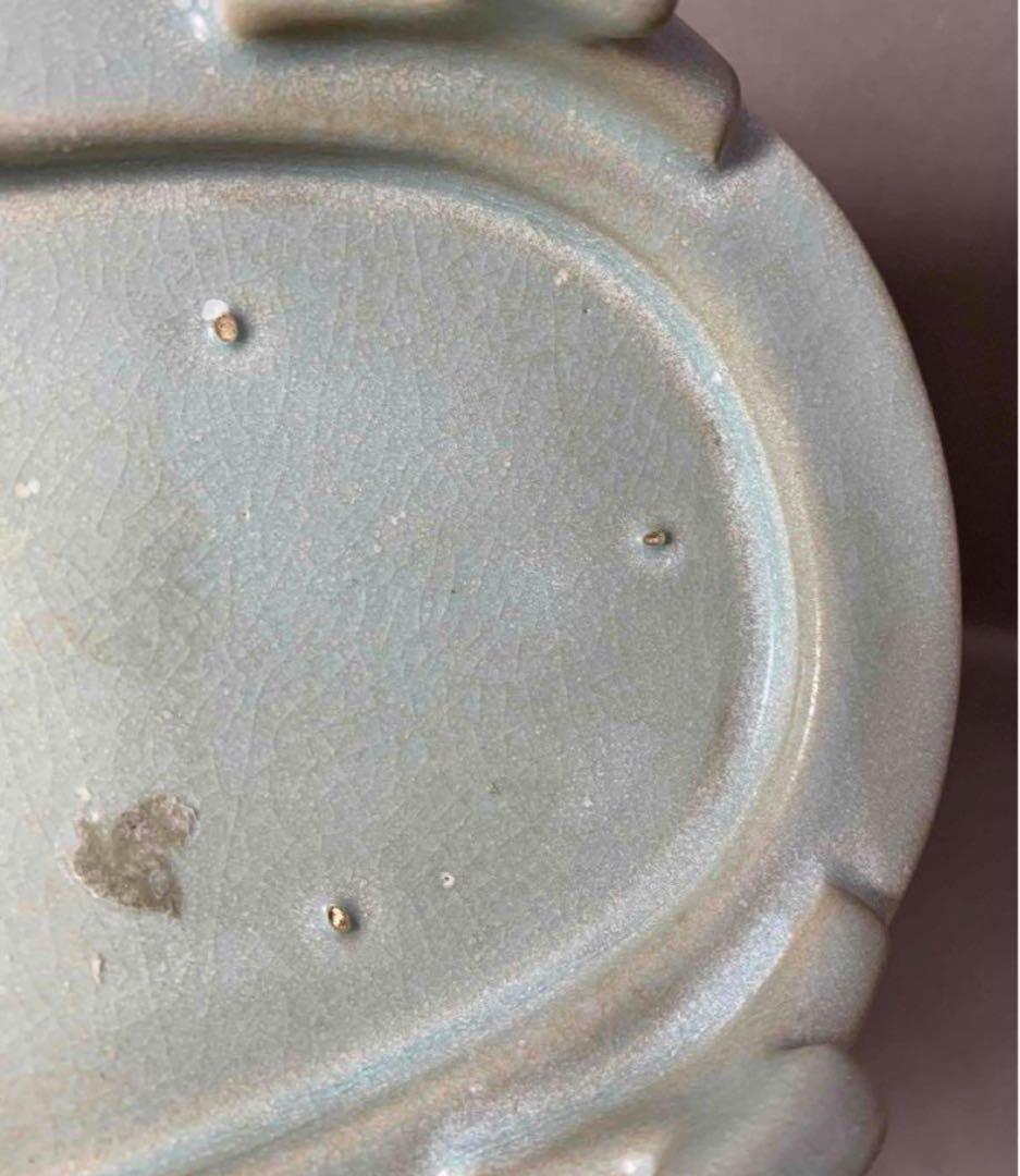 中国 足付器（水仙盆）