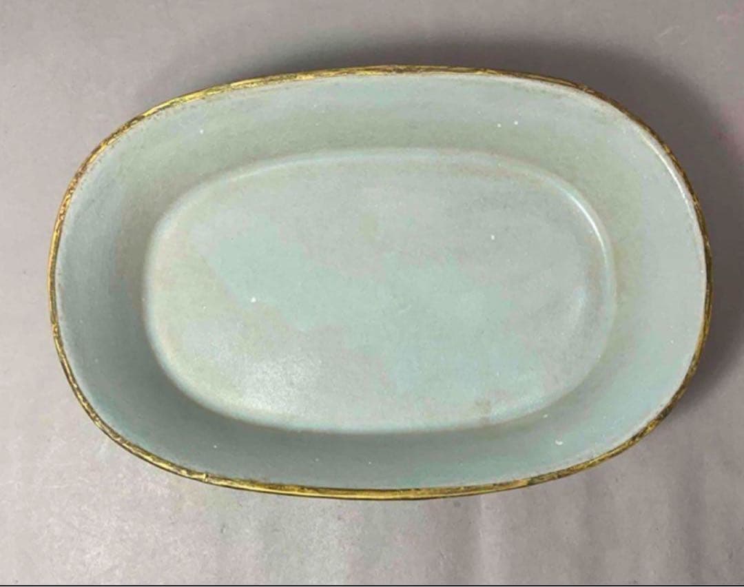 中国 足付器（水仙盆）