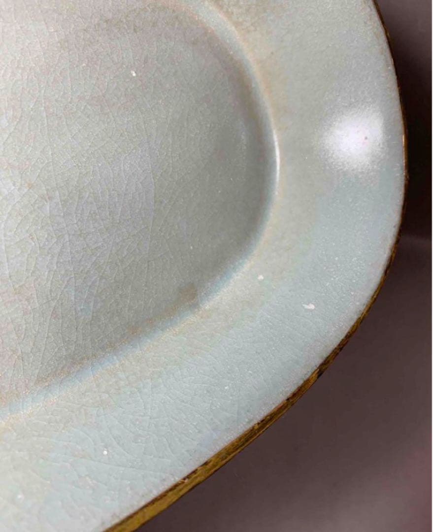 中国 足付器（水仙盆）